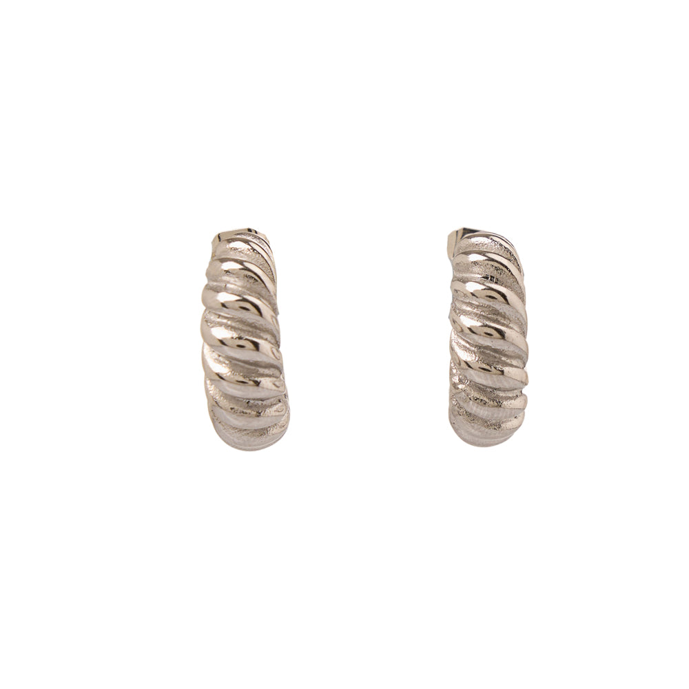 Laurel Earrings stainless steel-silver