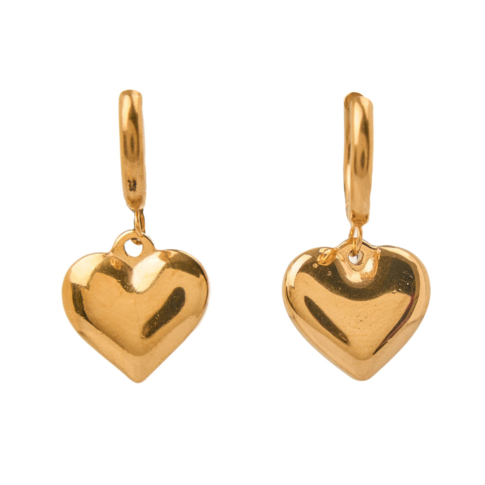 Amor Earrings stainless steel-gold
