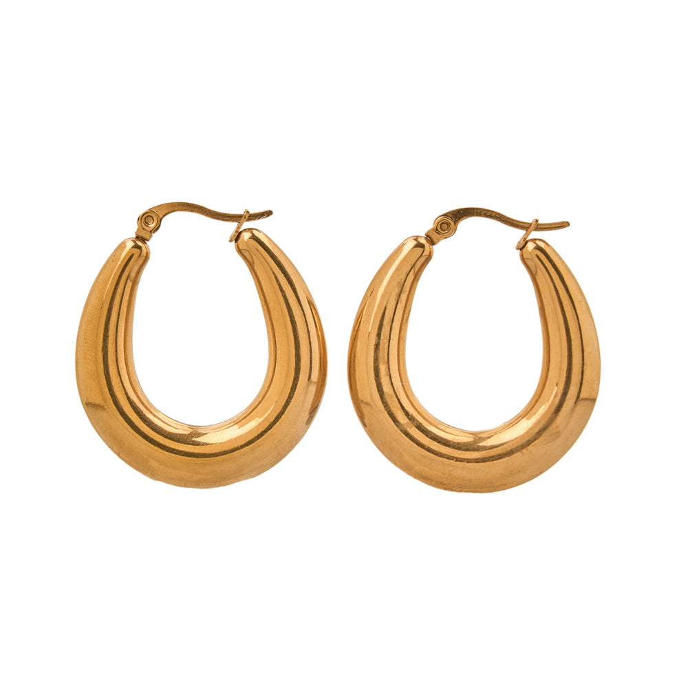Layla Earrings stainless steel-gold