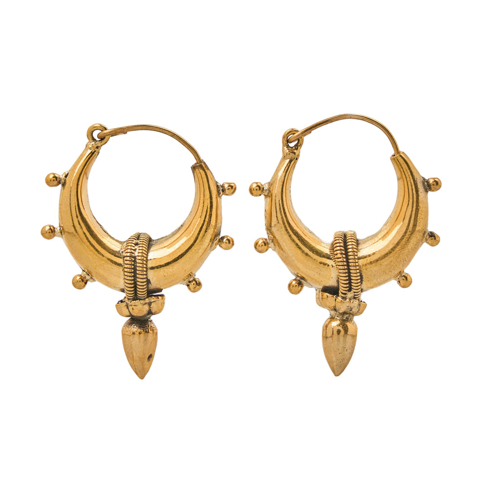 Maya Earrings bronze-gold