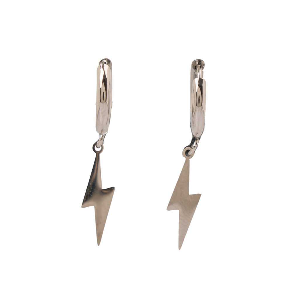 Flash Earrings stainless steel-silver