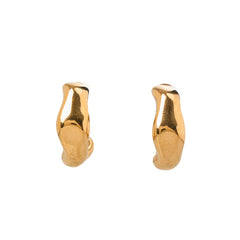 Caroline Earrings stainless steel hoops-gold