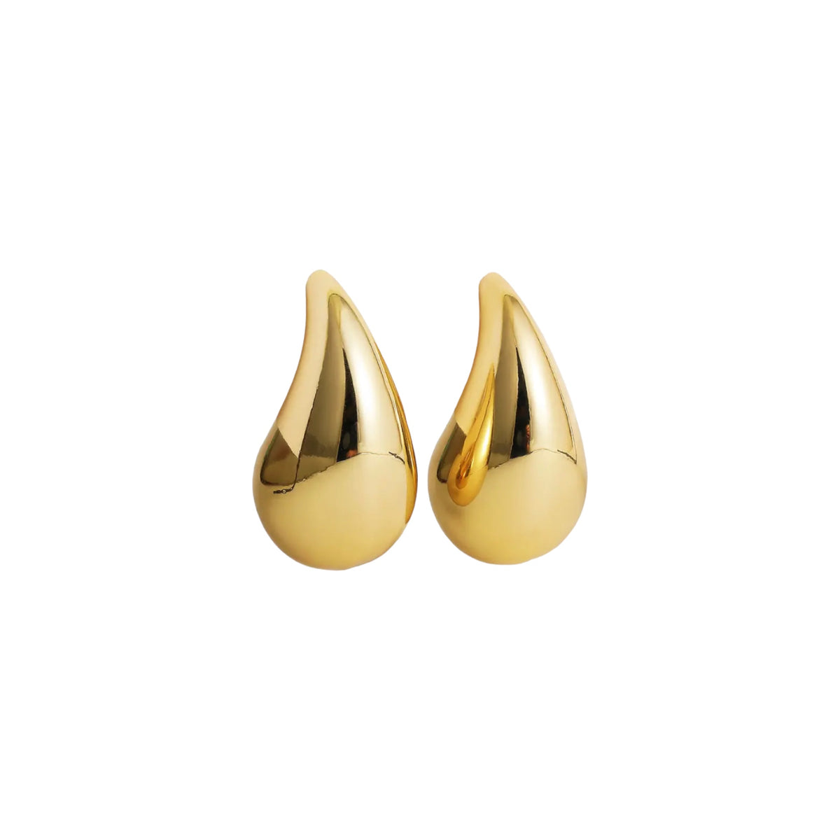 Avant Garde Stud Earrings stainless steel -Gold/ Silver