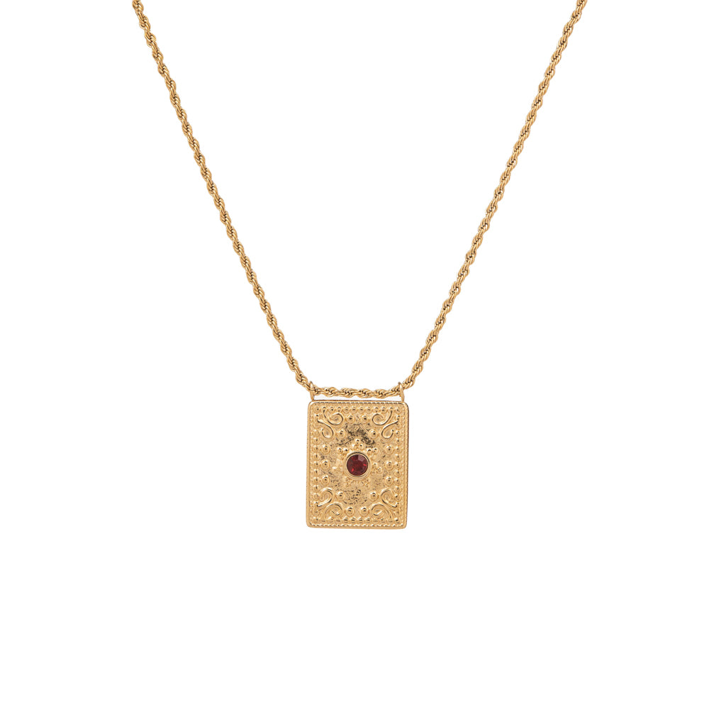 Tama Necklace stainless steel - gold