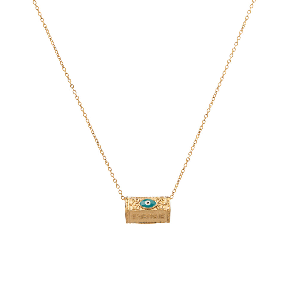 Look Necklace stainless steel - gold