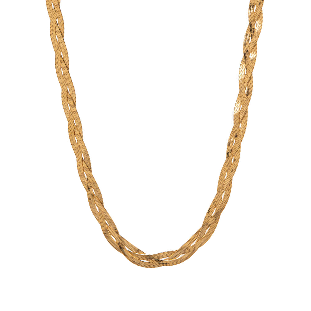 Roxanne Chain Necklace stainless steel - gold