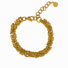 Vicenza Bracelet stainless steel- Gold
