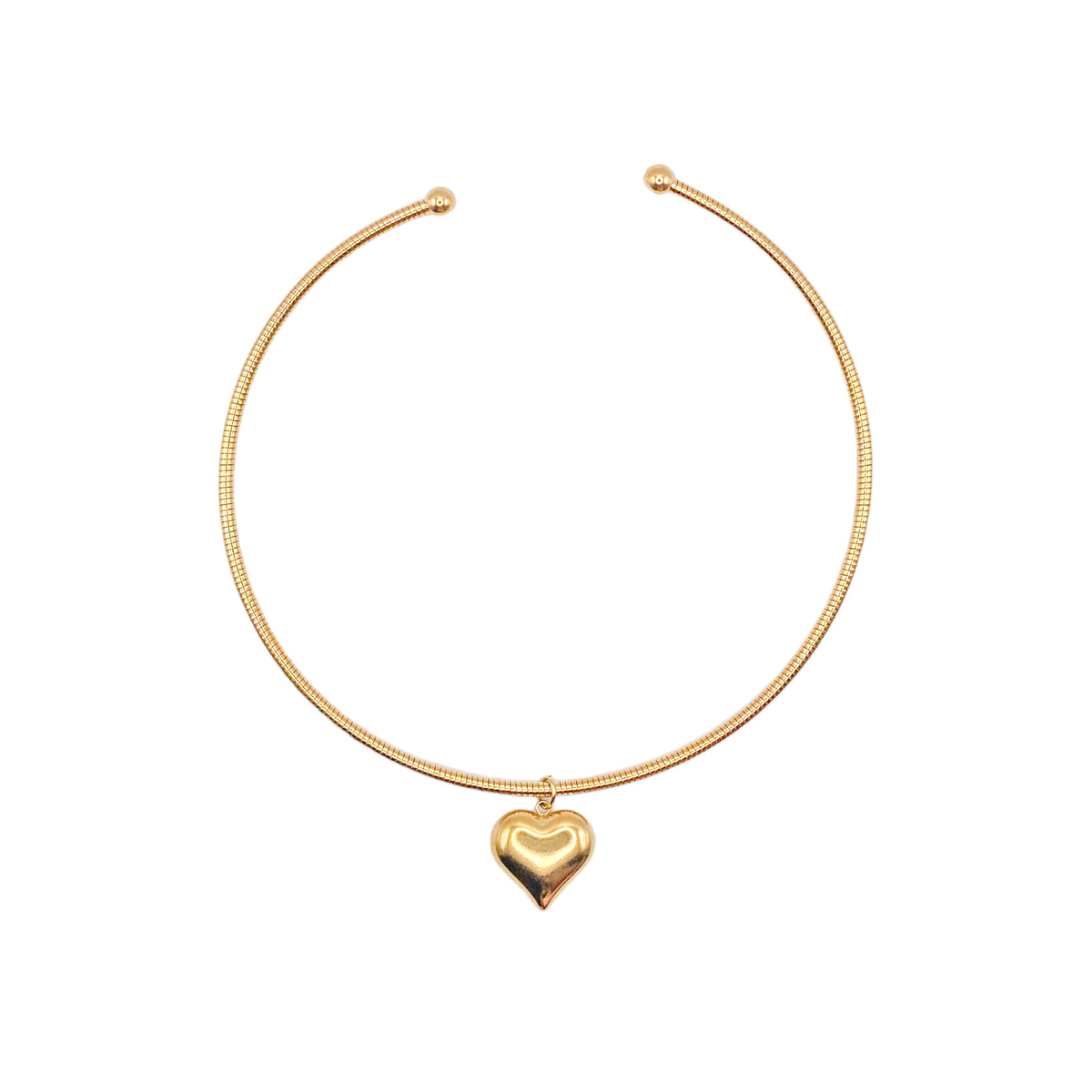 Mi Amor Choker-Gold