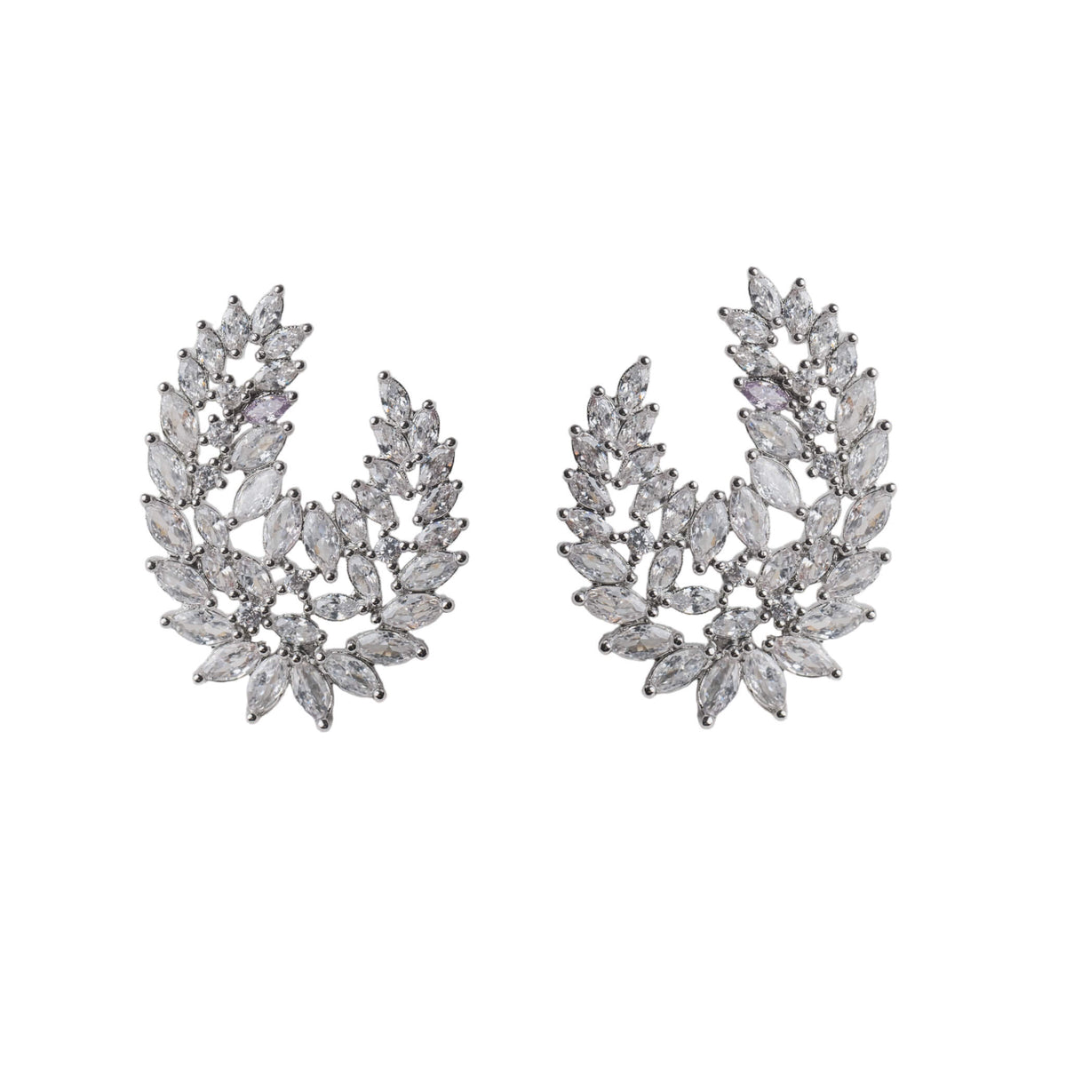 Ellie Stud Crystals Earrings