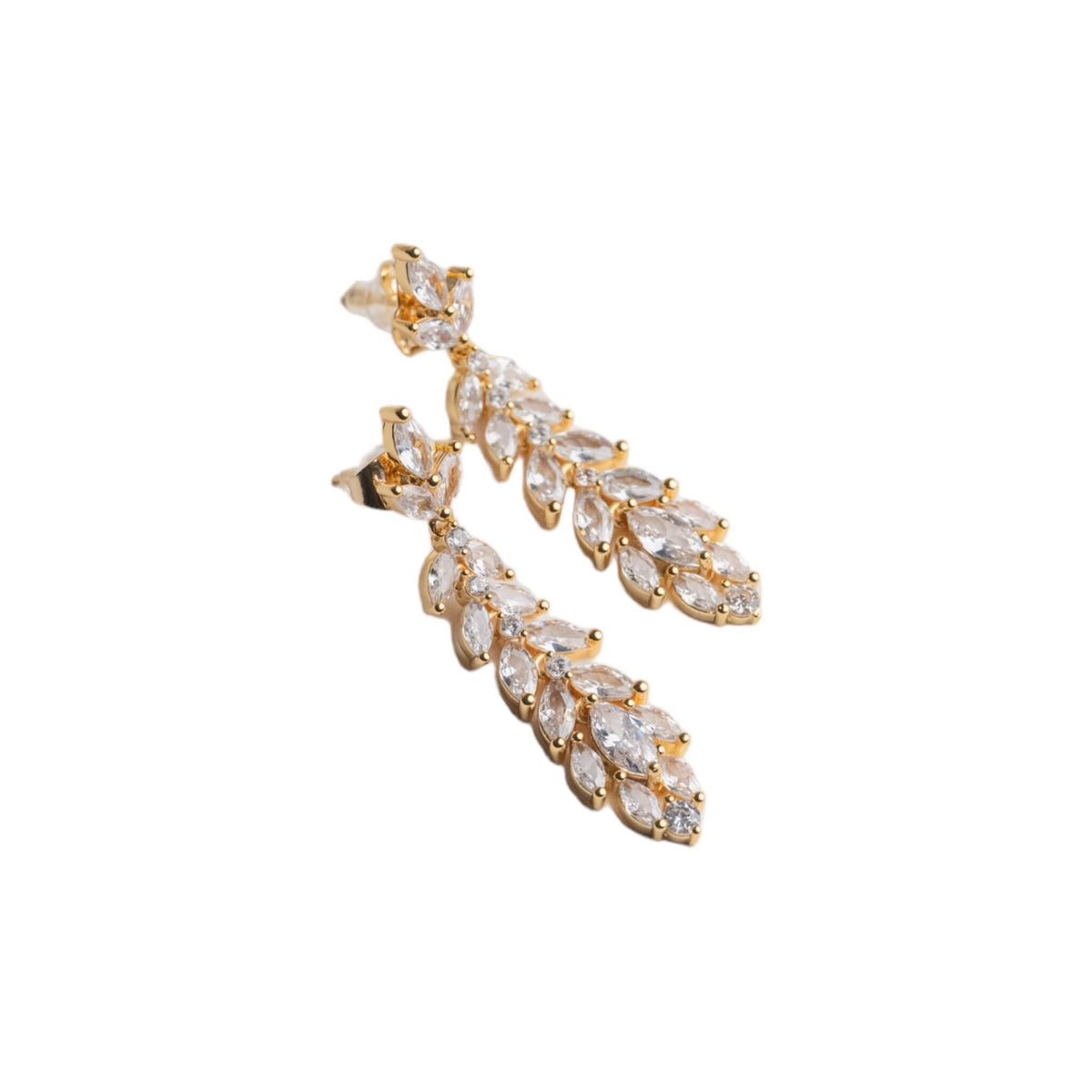 Lilian Hanging Earrings Crystal Zircon