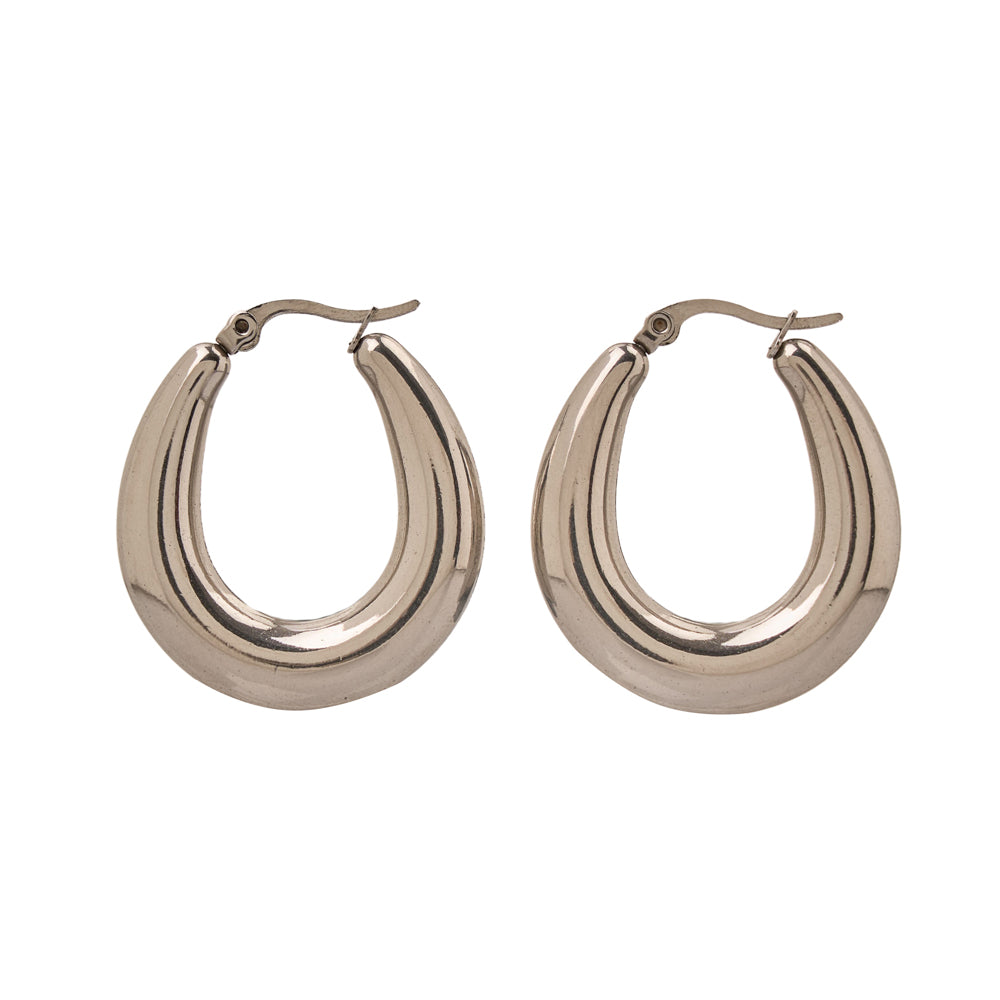 Layla Earrings stainless steel-silver