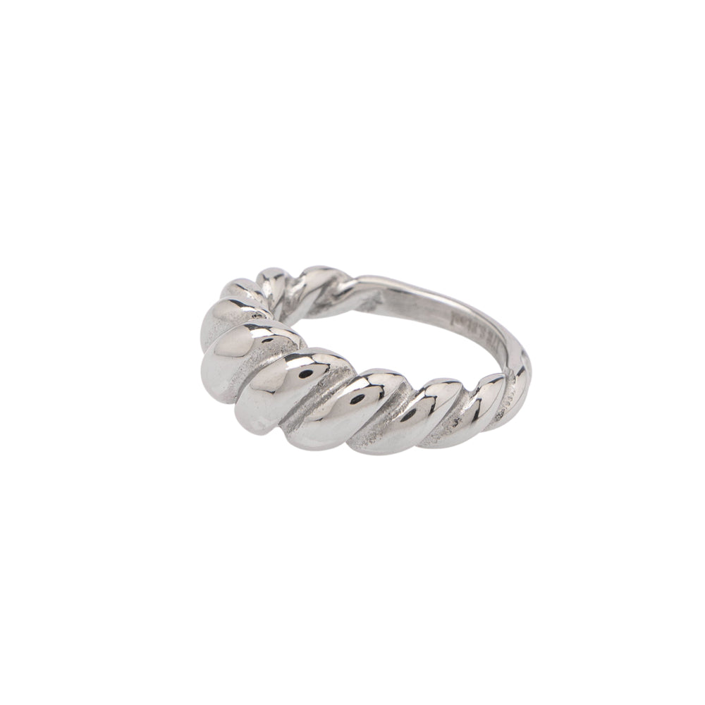 Cornetto Ring stainless steel - silver